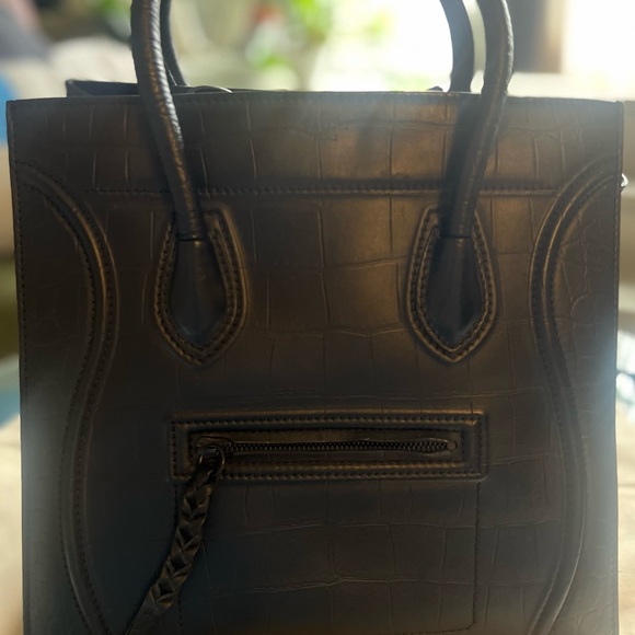 Ceiling Black Croc bag - Picture 9 of 13